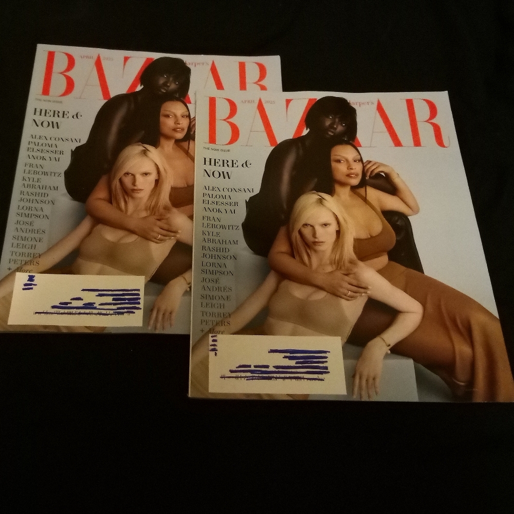 2 Harper's Bazaar Magazine The Now Issue April 2025 Here and Now